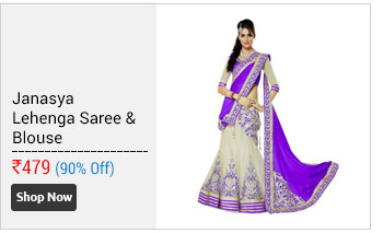 Janasya Lehenga  Saree With Unstitched Blouse (Available In Colors)  