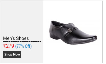 Shoeniverse Mens Black Slip on Shoes  