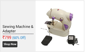 Mini Portable Sewing Machine With Free Adapter  