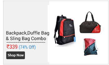 Combo of Backpack,Duffle Bag And Sling Bag  