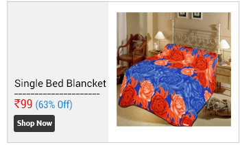 Sparkk Printed Fleece Single Bed AC Blancket  