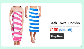 Men Women Bath Towel Combo                      