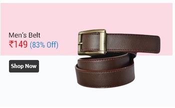 Brown Leather Belt for Men  
