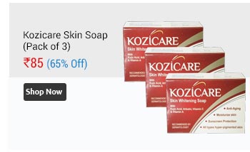 West-Coast Kozicare Skin Whitening Soap (Pack of 3) (225 g)  