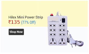 Hilex Mini Power Strip With 8 Outlets  