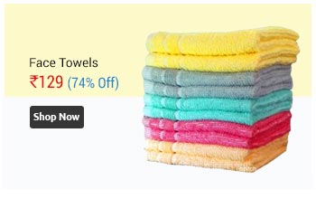 Bpitch Economy SoftColor Face Towel - Set of 10  