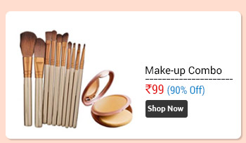 Imported Make-up Brush- Set Of 5 With Free Compact Powder  