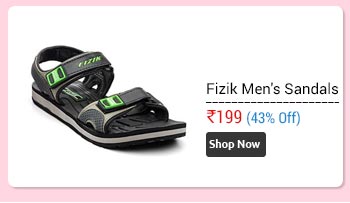 FIZIK Men's Black-Green Brick Floater Sandals  