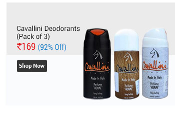 Pack of 3 Cavallini Deodorants  