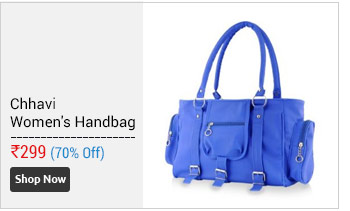 Chhavi Women's Casual Blue Color Handbag With 2 Compartment  
