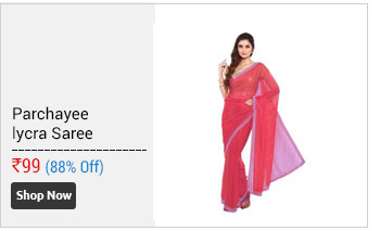 Parchayee lycra Saree (Color Variants Available)  