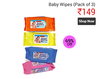 Wipes 80 Pcs (Pack of 3)  