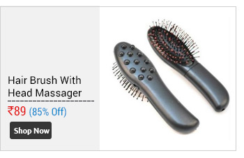 Magnetic Hair Brush With Electronic Head Massager
