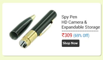 Spy Pen HD Camera with Expandable Storage  