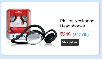Philips SHS390 Neckband Headphones                      