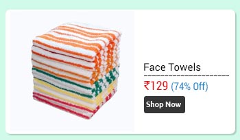 Bpitch Economy Stripe Face Towel - Set of 10                      
