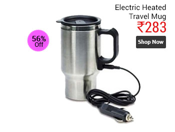 12V Stainless Steel Mug Coffee Tea Water Cup Auto Car Charger Electric Heater  