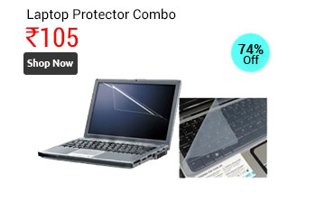 Combo of Laptop Screen Guard & Keyboard Protector  