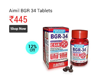 Aimil BGR 34 Tablets Blood Glucose Metaboliser  