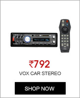 VOX Car Stereo with FM, MP3, USB, SD Card & Aux Support GE-1201