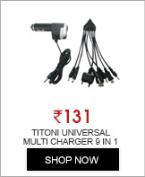 Titoni Universal Car Travel Multi Charger 9 In 1 For Nokia, Samsung,Sony Etc