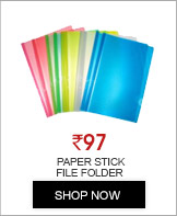 Paper Stick File Folder With Flap (Pack Of 10 Files