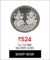 CJ 10 GM Silver Coin With 999 Fineness