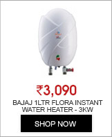 Bajaj 1ltr Flora Instant Water Heater - 3KW