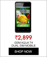 obile Gsm Aqua T4 (Black) Dual Sim