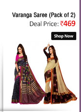 Varanga Gorgeous Rashmi Desai Bhagalpuri Silk Saree Pack of 2 (SR006-SR041)  
