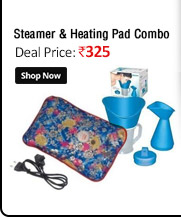 Combo of Steamer and Heating Pad  
