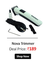 Nova Professional Rechargeable Hair Trimmer  