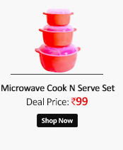 Microwave Cook N Serve Set- 3 Pcs