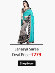 Janasya WomenS Multicolor Bhagalpuri Silk Printed Saree  