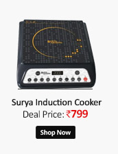 Surya Crystal Multifunction Induction Cooker 2000 Watt  