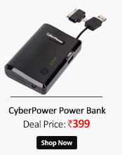 CyberPower CP-BC 5200T USB Portable Power Bank Charger (Black) - 1 Year Warranty  
