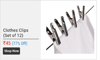 STAINLESS STEEL CLOTH DRYING CLIPS SET OF 12  