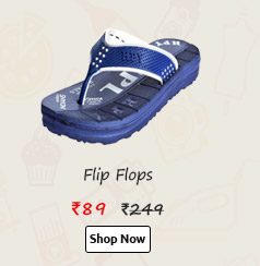 Happy Blue Trendy Flip Flops                                          