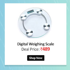 Digital Weighing Scale- Transparent Glass                                                            