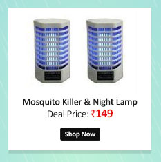 Insect and Mosquito Killer with Night Lamp Buy 1 Get 1 Free                                                             