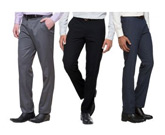 Men Formal Trousers (  Set of 3 )                                      