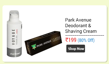 Comb of Park Avenue Deodorant And Park Avenue Classic Shaving Cream  