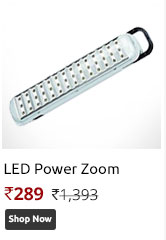 42 LED Power Zoom- Rechargeable Emergency Light Ultra Bright