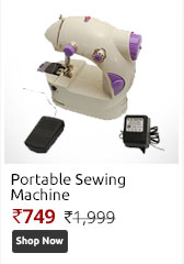 Mini Portable Sewing Machine With Free Adapter