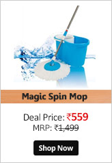 Magic Spin Mop Bestrium Plastic Bucket 360 Degree  