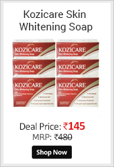 Kozicare Skin Whitening Soap 75gm (Pack of 6)  