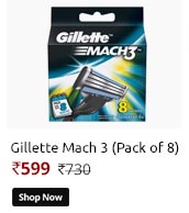 Gillette Mach 3 Cartridges (Pack of 8)  