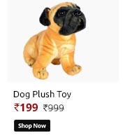 Hutch Dog Plush Toy - 30 cm (Brown)  