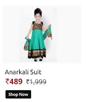 Designer Anarkali Suit For Kids  