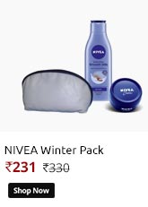 NIVEA Winter Pack with Smooth Milk 200ml + NIVEA Crème 200ml +Pouch  